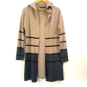 Apartment 9 Open Front Long Sleeved Sweater Duster Size Small